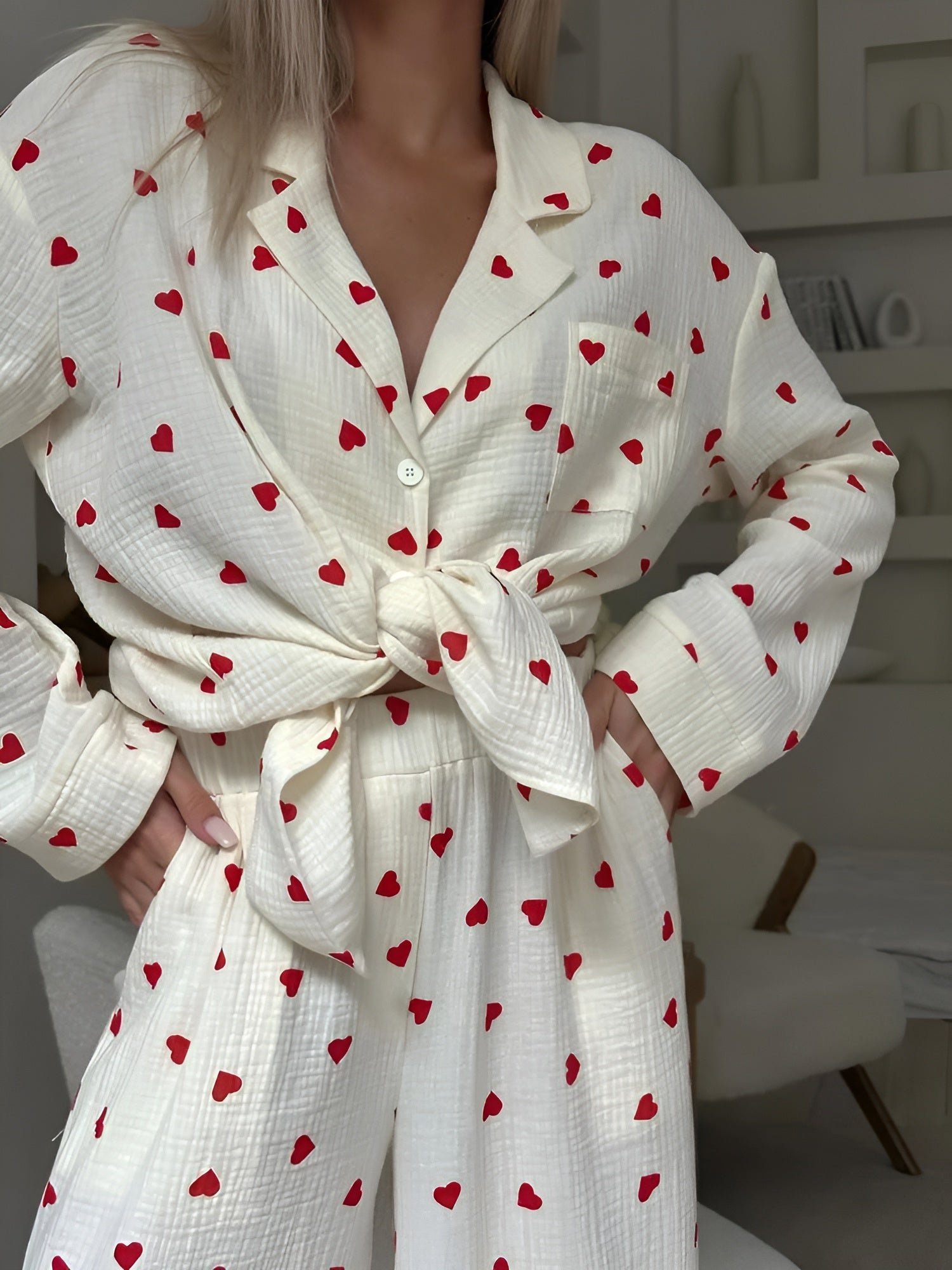 Lillymoda | Daisy - Herz-Pyjama