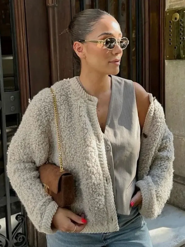 Lillymoda | Ava - Elegante Gestrickte Strickjacke im Vintage-Stil