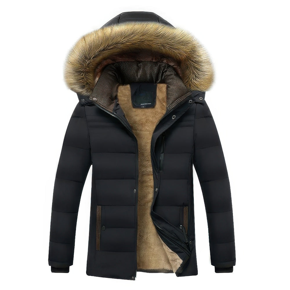 Axton - Wasserdichte Fleece-Winterjacke für Männer