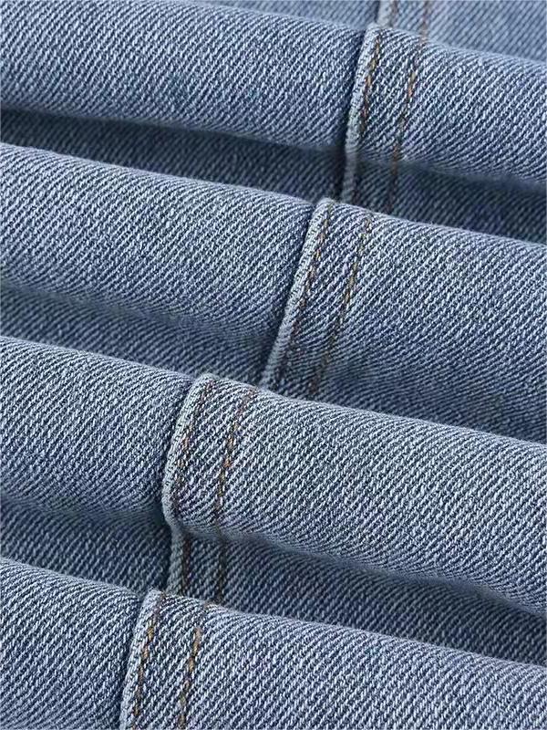 Jeans mit Retro-Star-Patch für Frauen