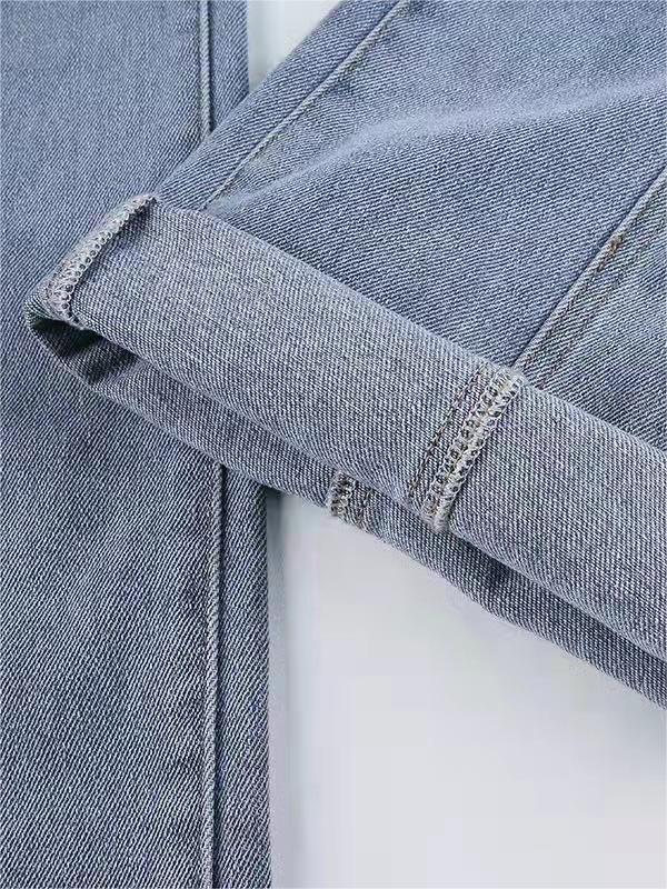 Jeans mit Retro-Star-Patch für Frauen