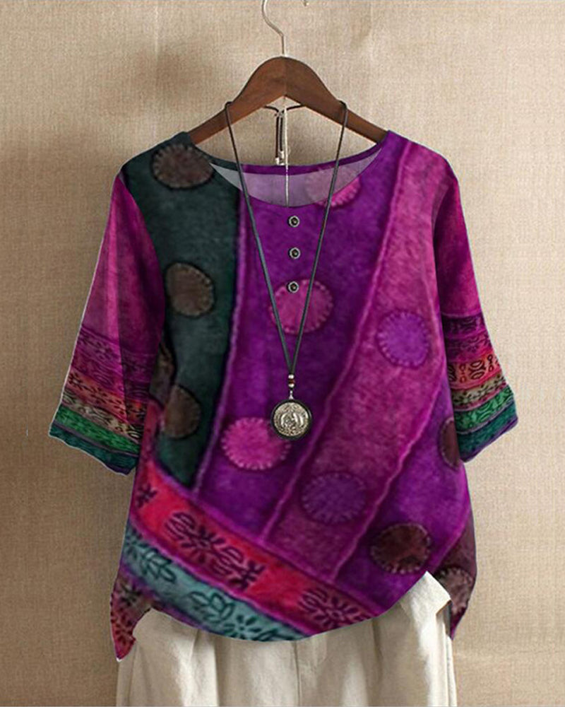Vintage Boho Top - Leicht und Schick