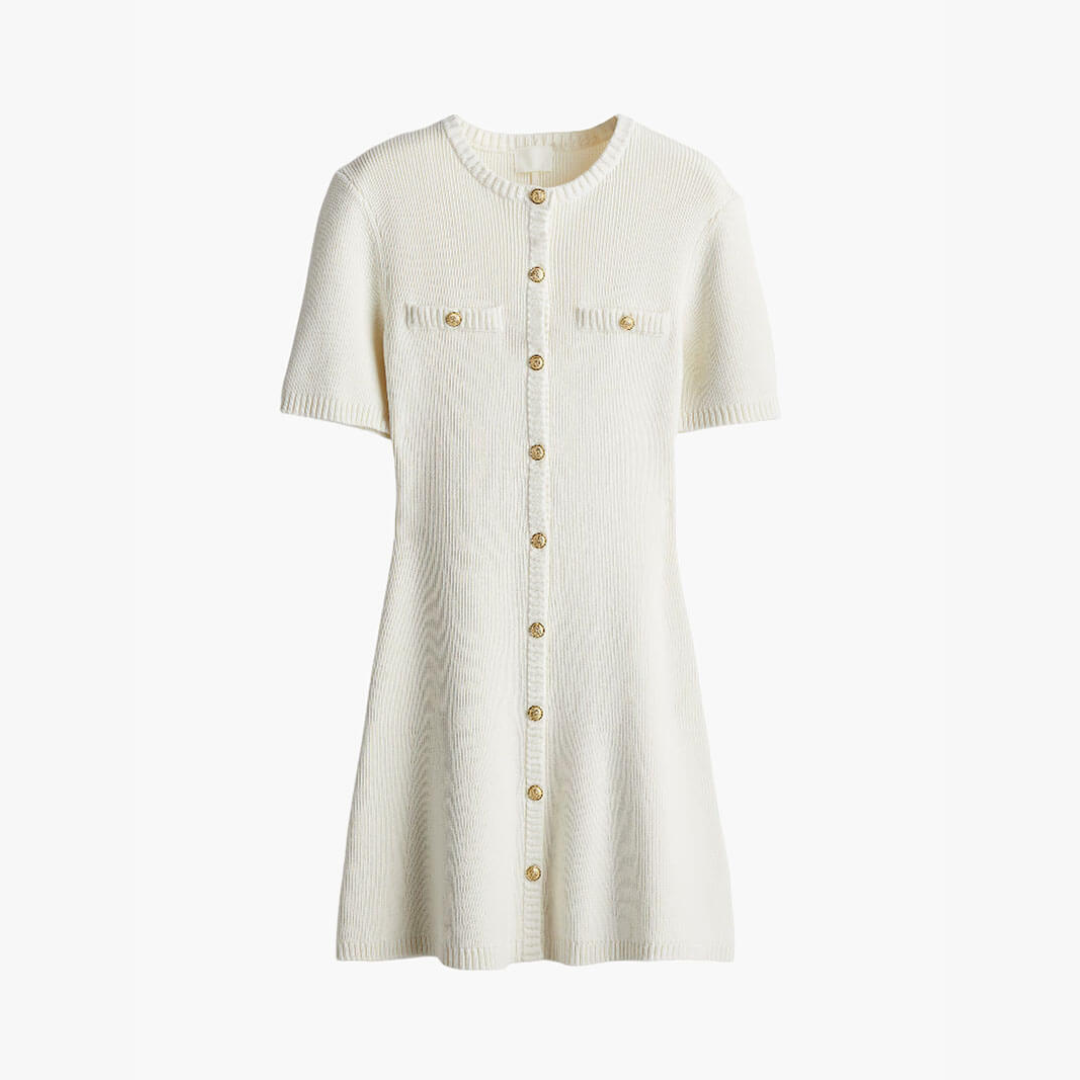 Valentina Kleid | Figurbetontes Strickkleid mit Rundhalsausschnitt