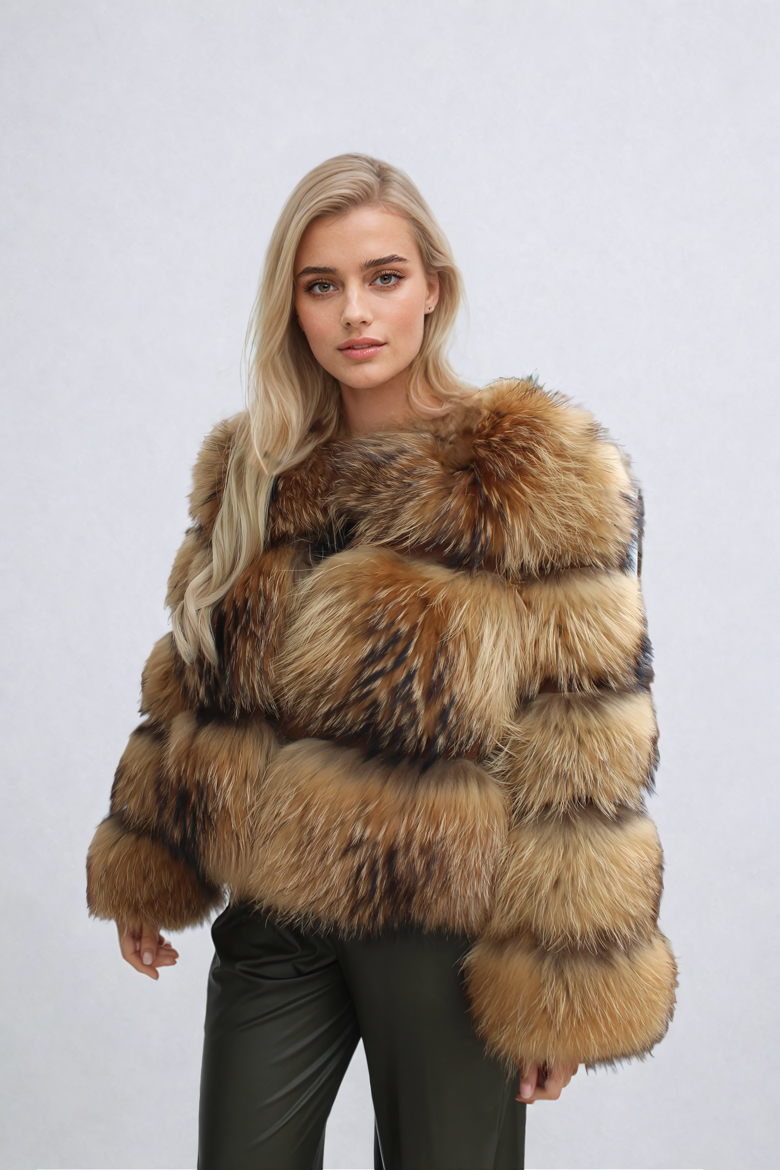 Leonie | Stilvoller Kunstpelzmantel