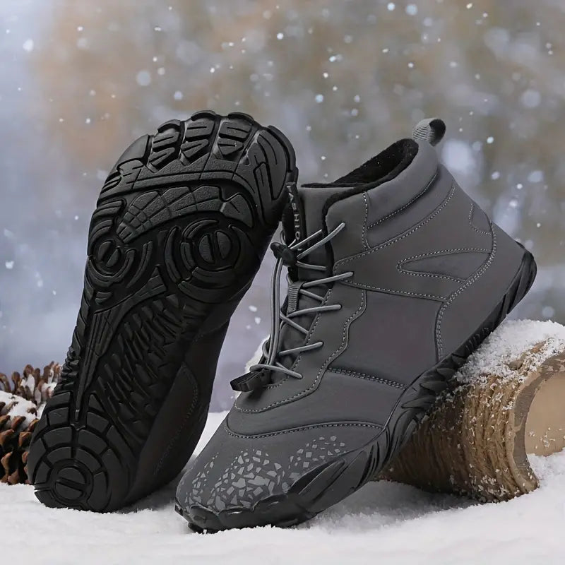 Carlos - Winterliche Plüsch-Schneestiefel