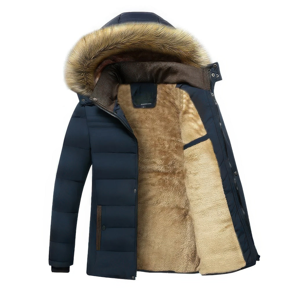 Axton - Wasserdichte Fleece-Winterjacke für Männer