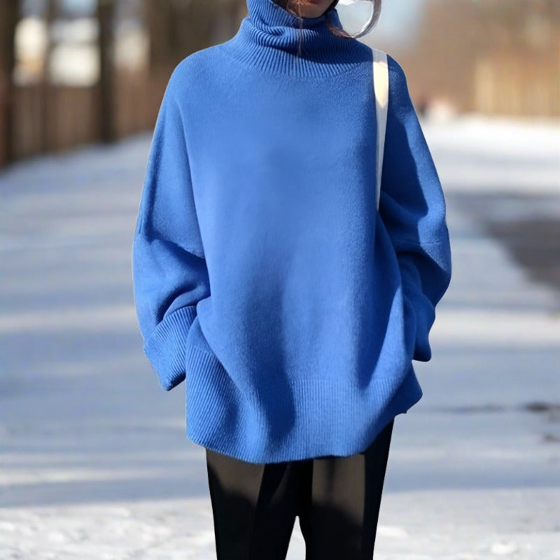 Narine - Warmer Strickpullover mit Rollkragen