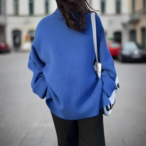 Narine - Warmer Strickpullover mit Rollkragen