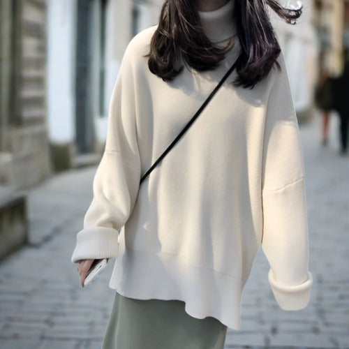 Narine - Warmer Strickpullover mit Rollkragen
