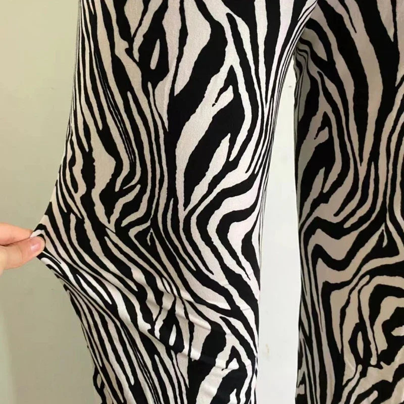 Colette - Zebra Druck Weite Hosen