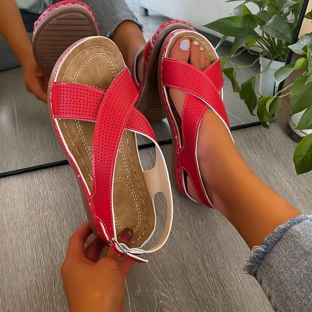 Silje - Orthopädische Keilsandalen