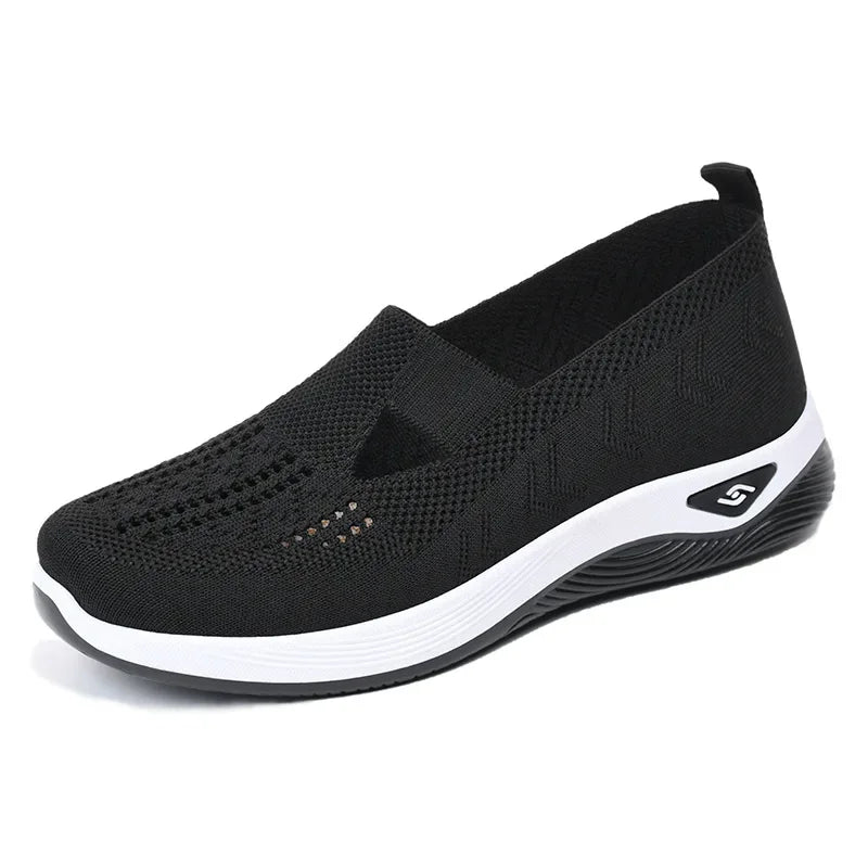 Deidre - Atmungsaktive, ausgehöhlte, flache Schuhe mit weicher Sohle