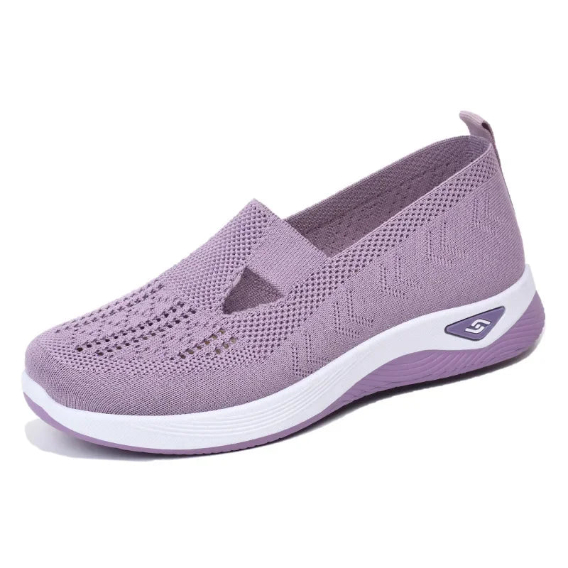 Deidre - Atmungsaktive, ausgehöhlte, flache Schuhe mit weicher Sohle