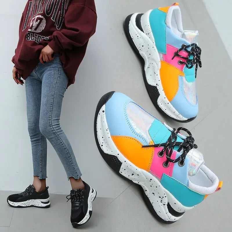 Castiel - Lässige bedruckte Sneakers