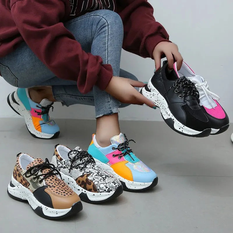 Castiel - Lässige bedruckte Sneakers