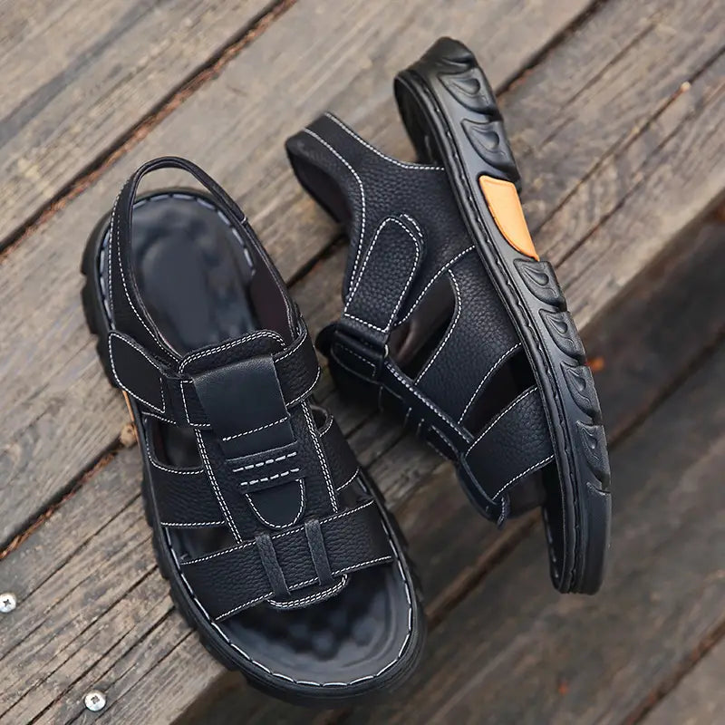 Calogero - Herren Sandalen mit Offener Spitze