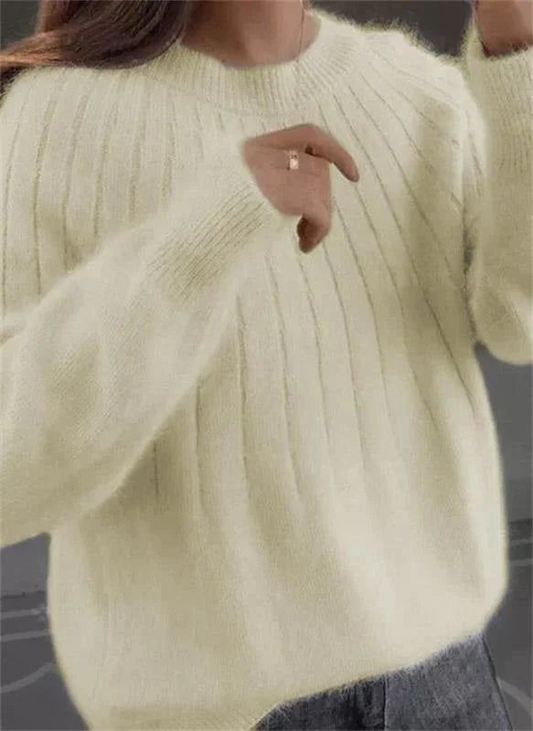 Lillymoda | Bryanna - trendiger, weicher Strickpullover