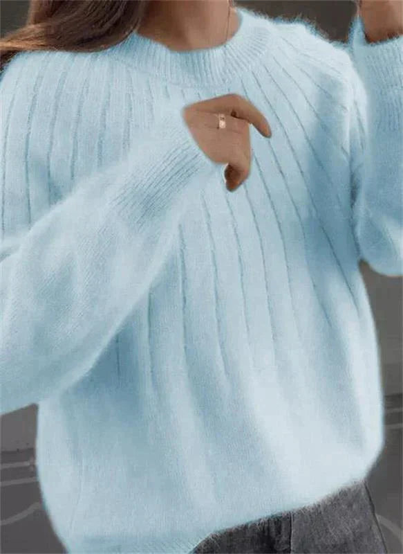 Lillymoda | Bryanna - trendiger, weicher Strickpullover