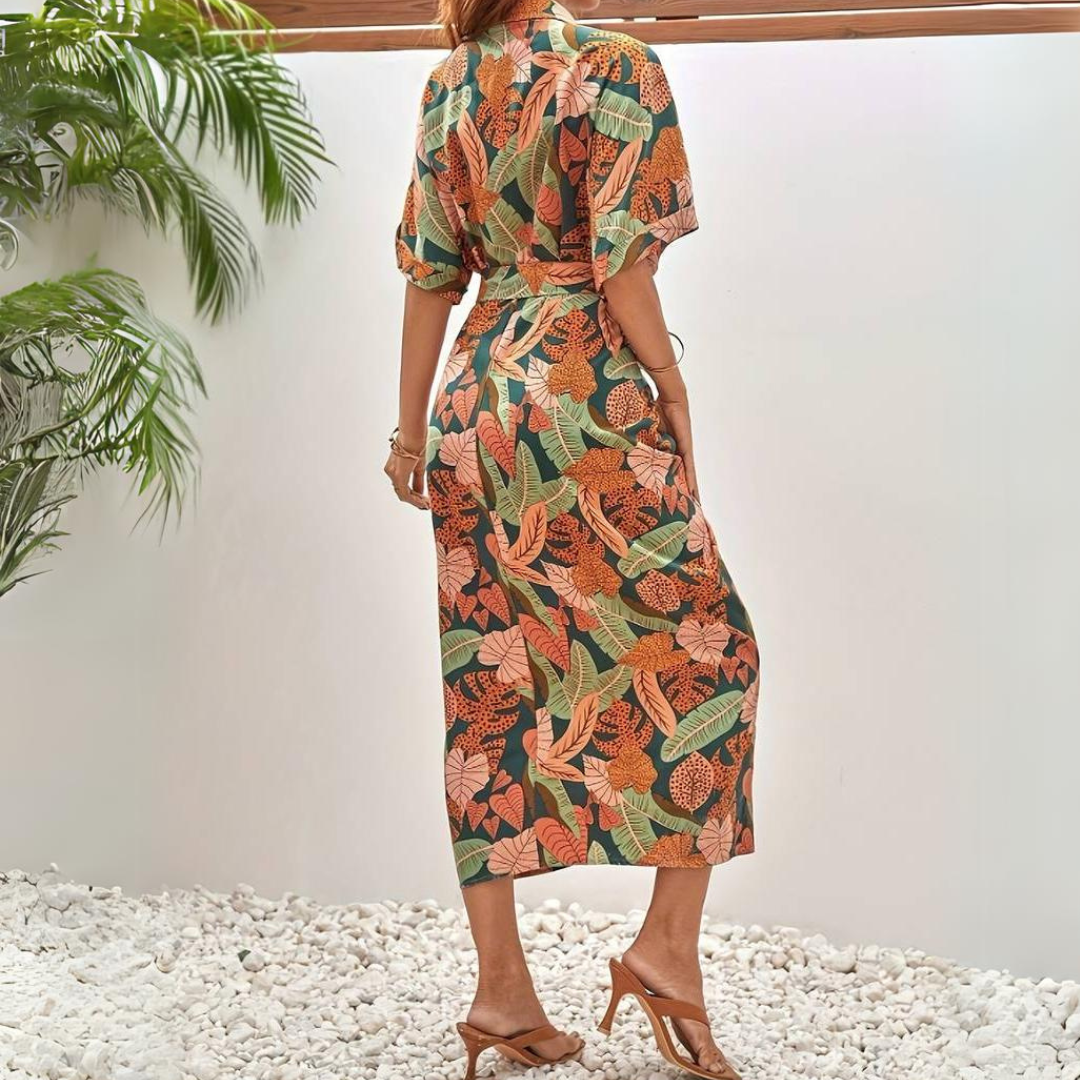 Jutta Kleid | Ultrabequemes Lockeres Kleid für Zuhause oder Draußen