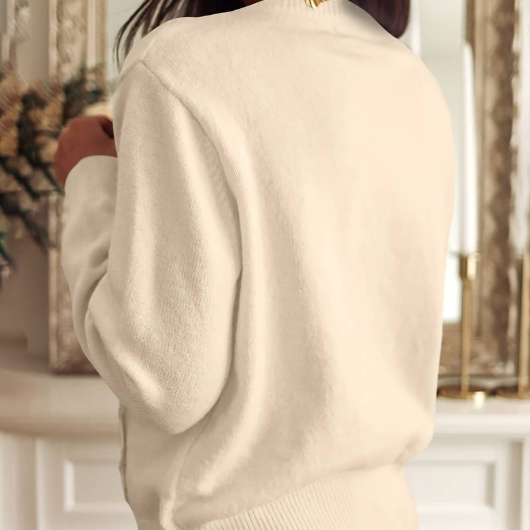 Ines Strickjacke | Trendiges Damen-Cardigan aus bequemem Strickstoff
