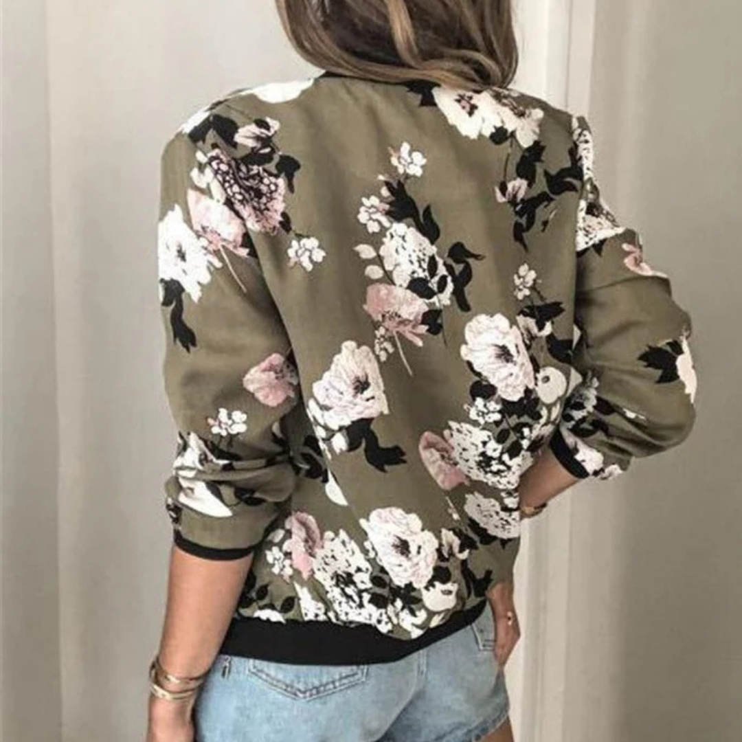 Blumenjacke | Damenjacke mit Floralmuster