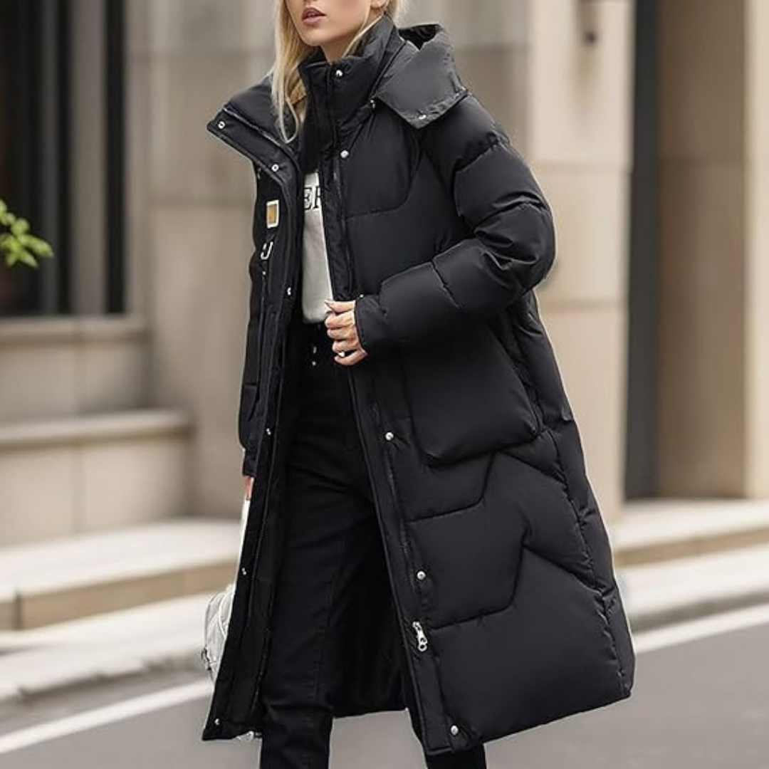 Jade Pufferjacke | Langer Wintermantel für Eiskalte Tage