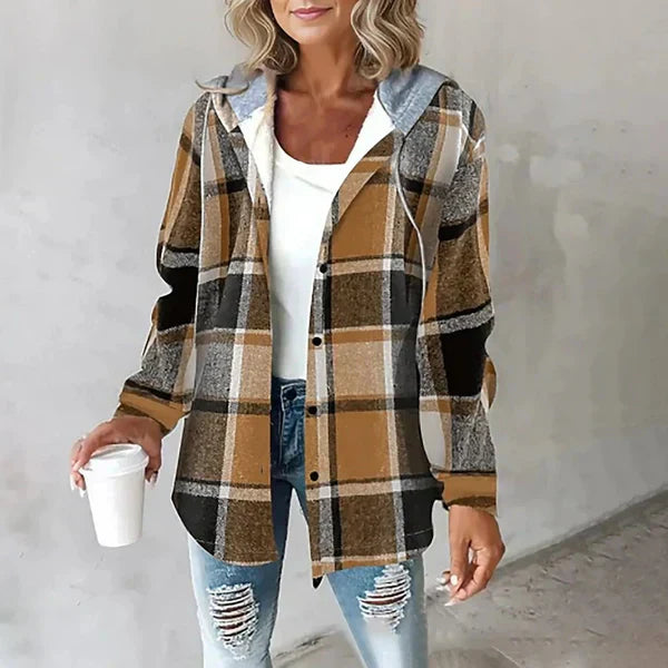 Lillymoda | Heaven - warmer karierter Kapuzenpulli