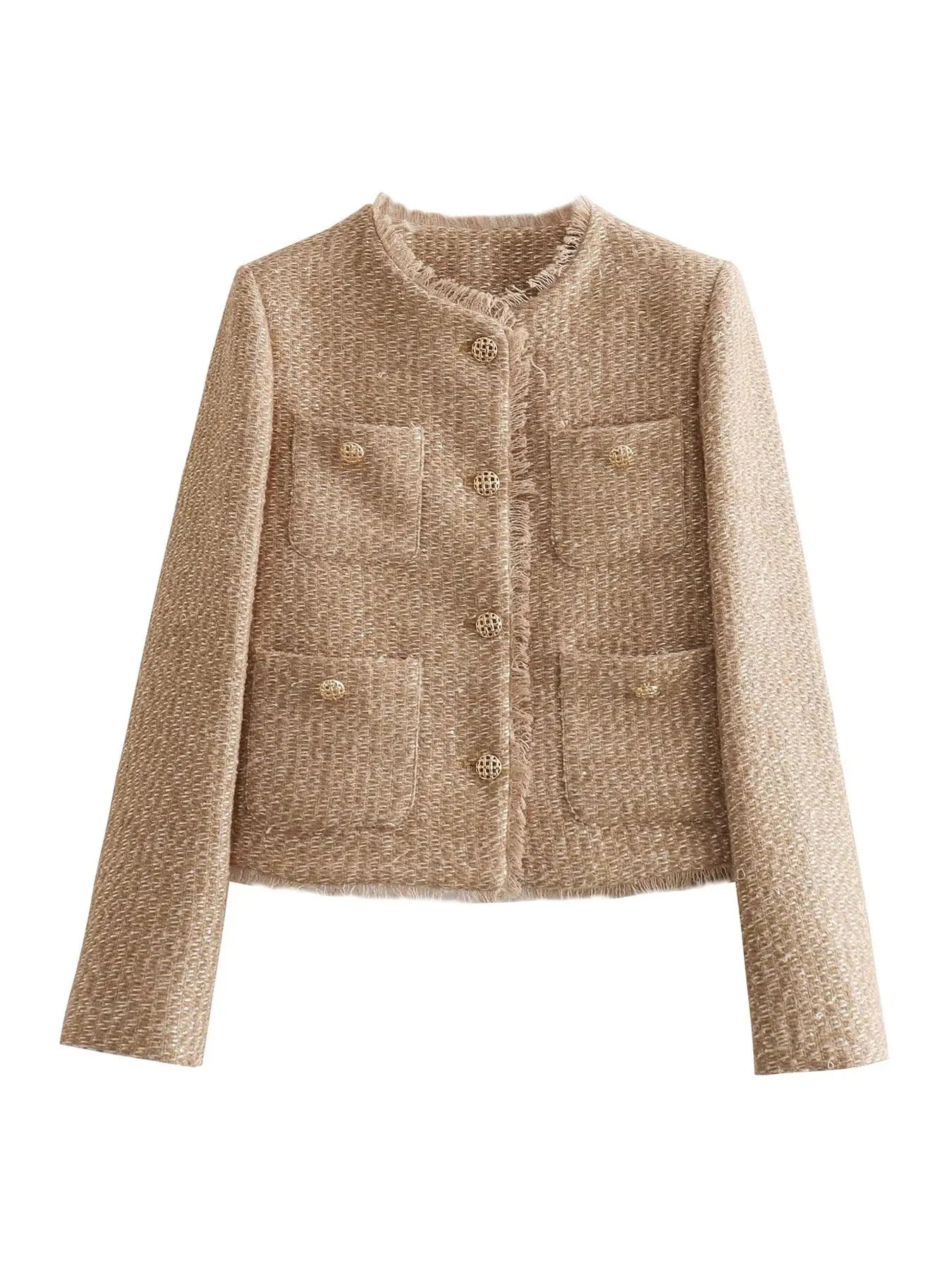 Lillymoda | Jayla - elegante Pailletten-Sommerjacke