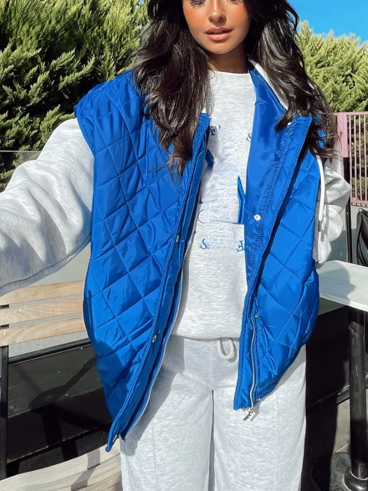 Lillymoda | Chloe - Stylische Gepolsterte Weste mit Kapuze
