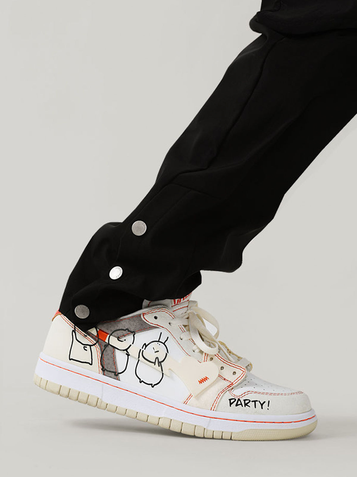 Austen - Party Skate Schuhe mit schwebendem Herz-Design