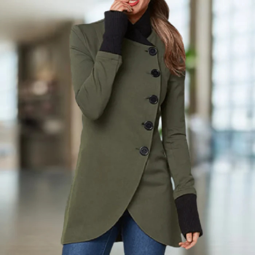 Yasmine Kragenjacke | Stehkragen-Jacke für Damen