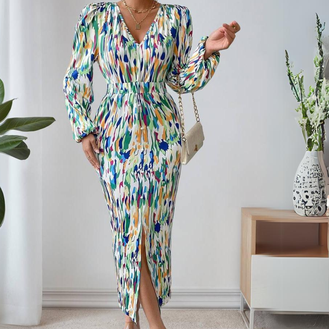 Harper Kleid | Stilvolles und farbenfrohes Kleid für modebewusste Frauen
