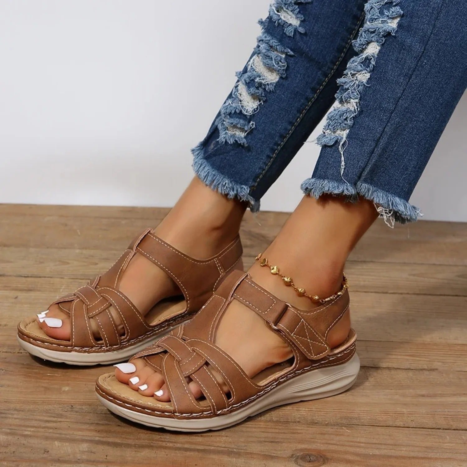 Kennedy - Wildleder Damen Sandalen