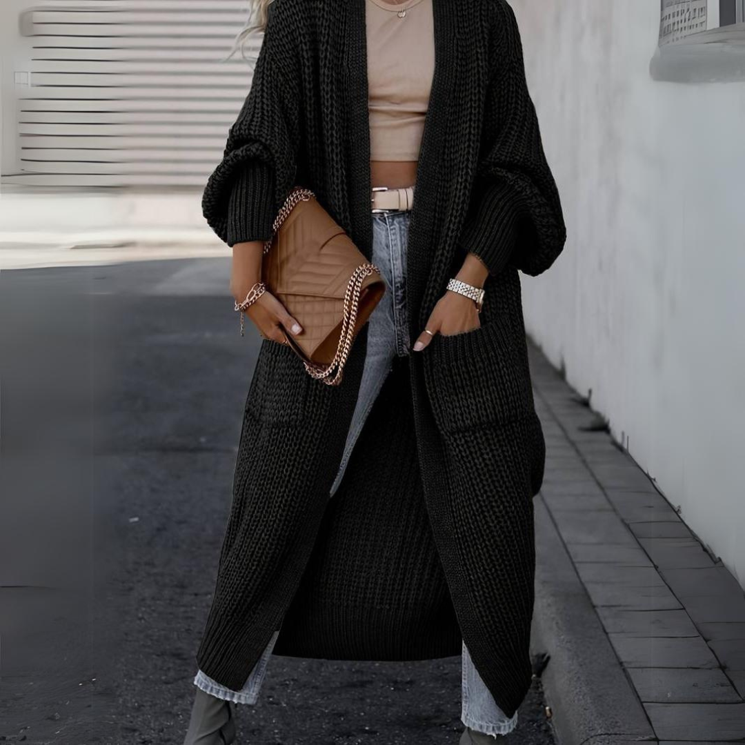 Greta Cardigans | Stilvolle, lange, offene Cardigans zum Schichten