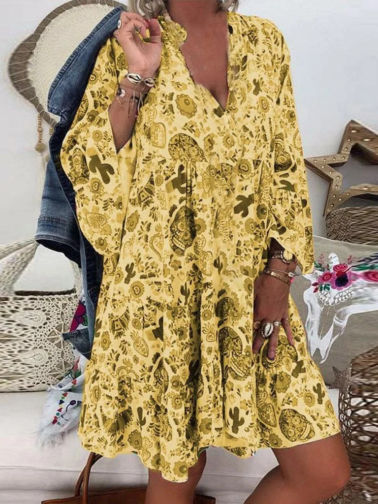 Lillymoda | Joy - lässiges bedrucktes Sommerkleid