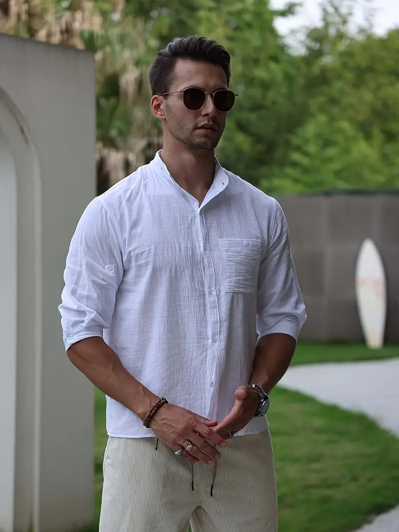 Jarle - Elegantes Leinenhemd für Männer