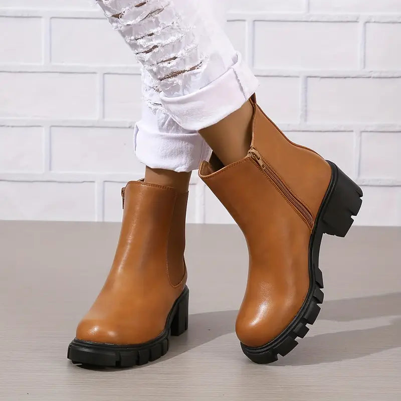 Catrin - Bequeme Chunky Chelsea Boots für Damen