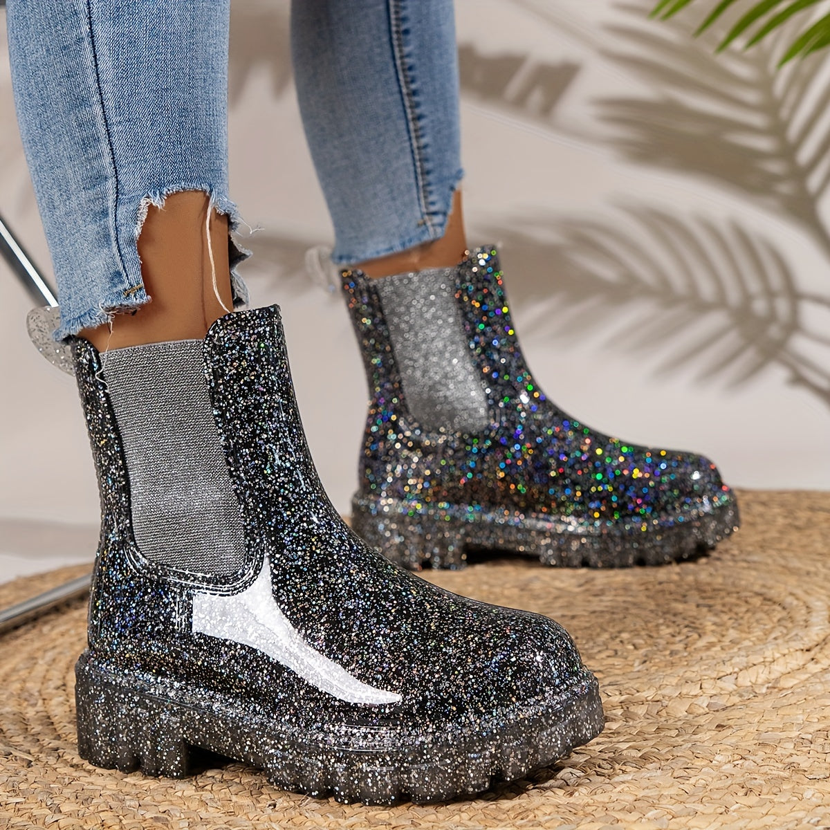 Lakelynn - Hochhackige Regenstiefel