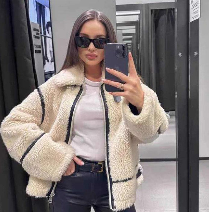 Lillymoda | Aurora – Übergroße Teddyjacke