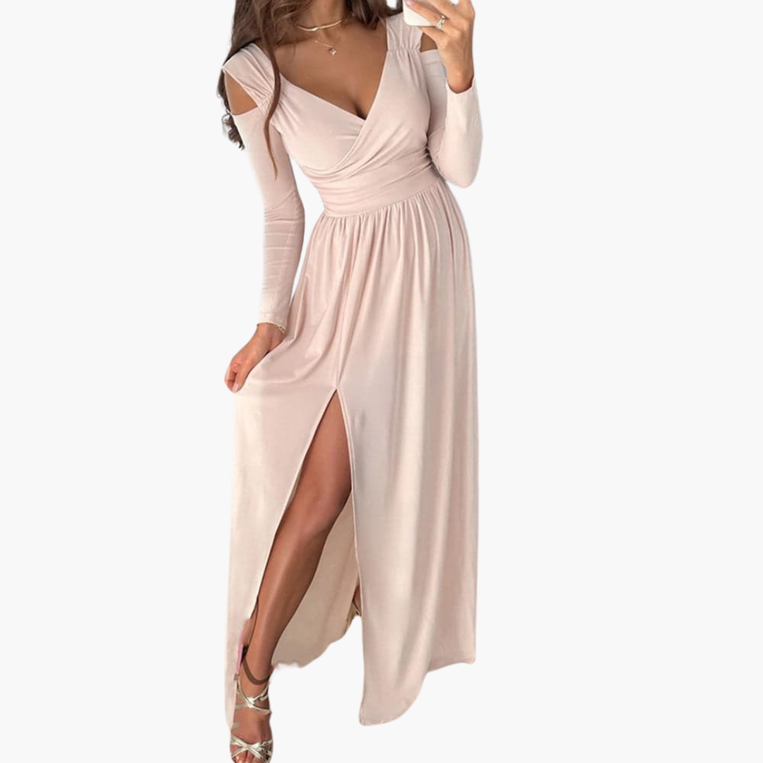 Abendkleid für Damen – Lang, Elegant & Mit Hohem Schlitz