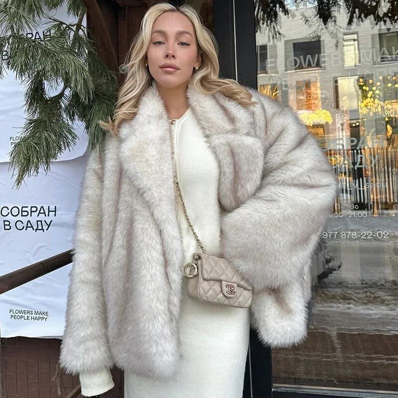 Lillymoda | Jocelyn - Übergroße Winterjacke aus Pelz