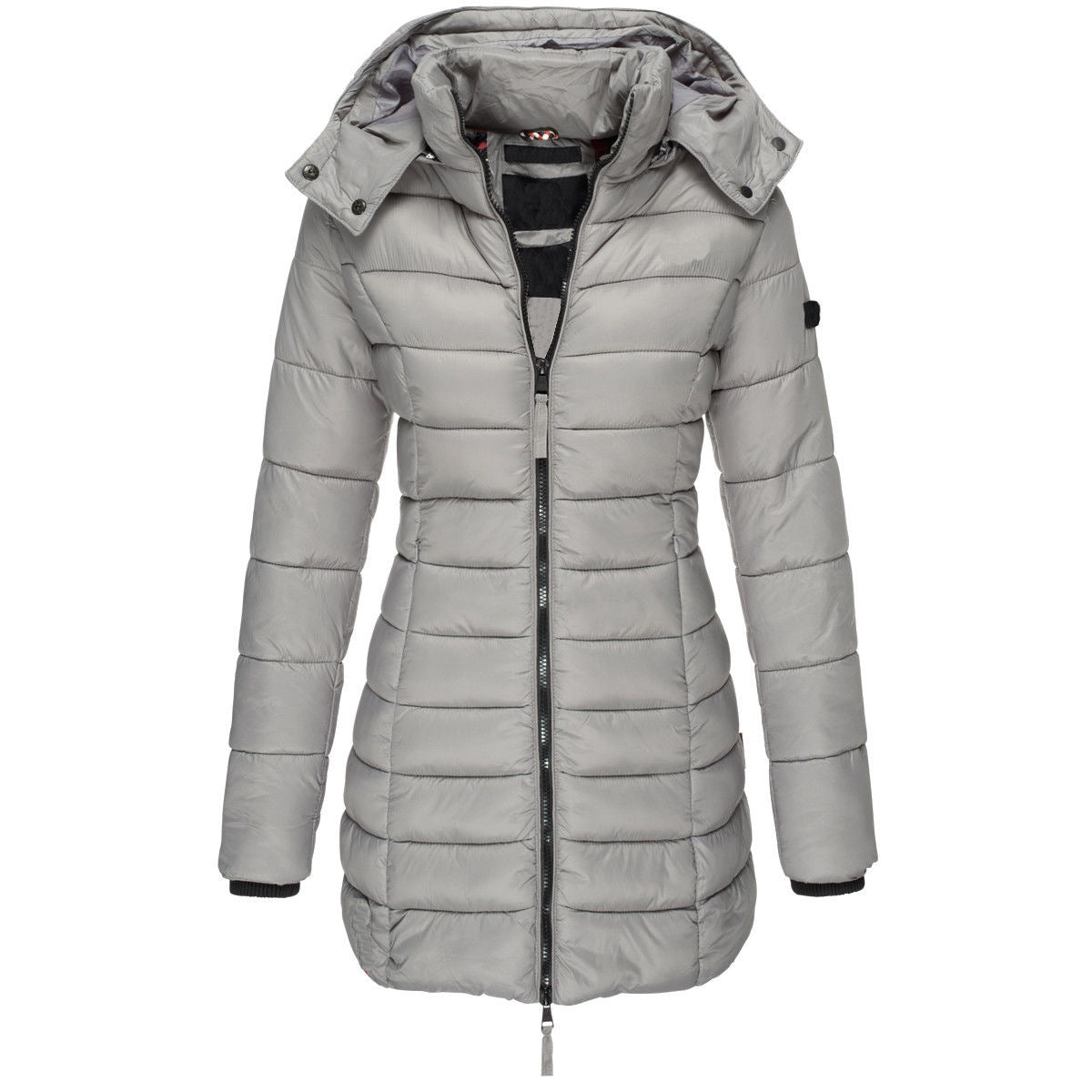 Lillymoda | Claire – Maßgeschneiderter, wattierter Wintermantel mit Kapuze