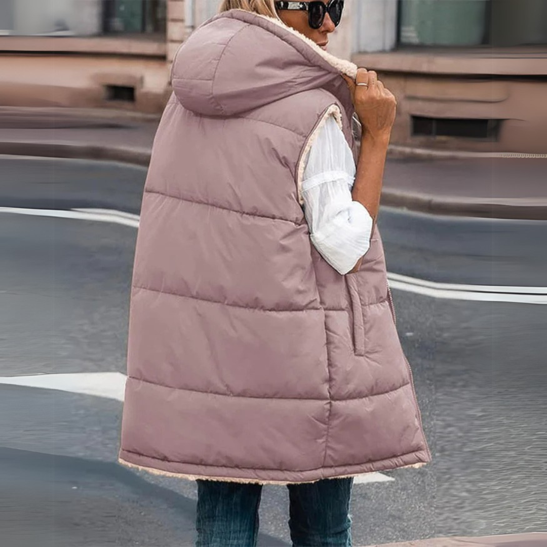 Emma Wendejacke | Damen-Thermojacke mit Kapuze für kalte Tage