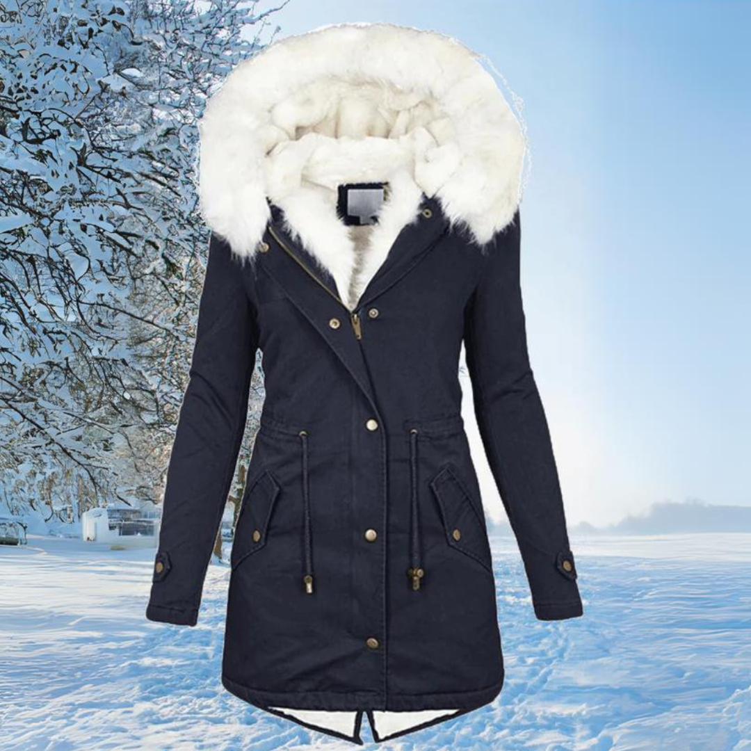 Birgite Jacke | Langer und warm gefütterter Wintermantel