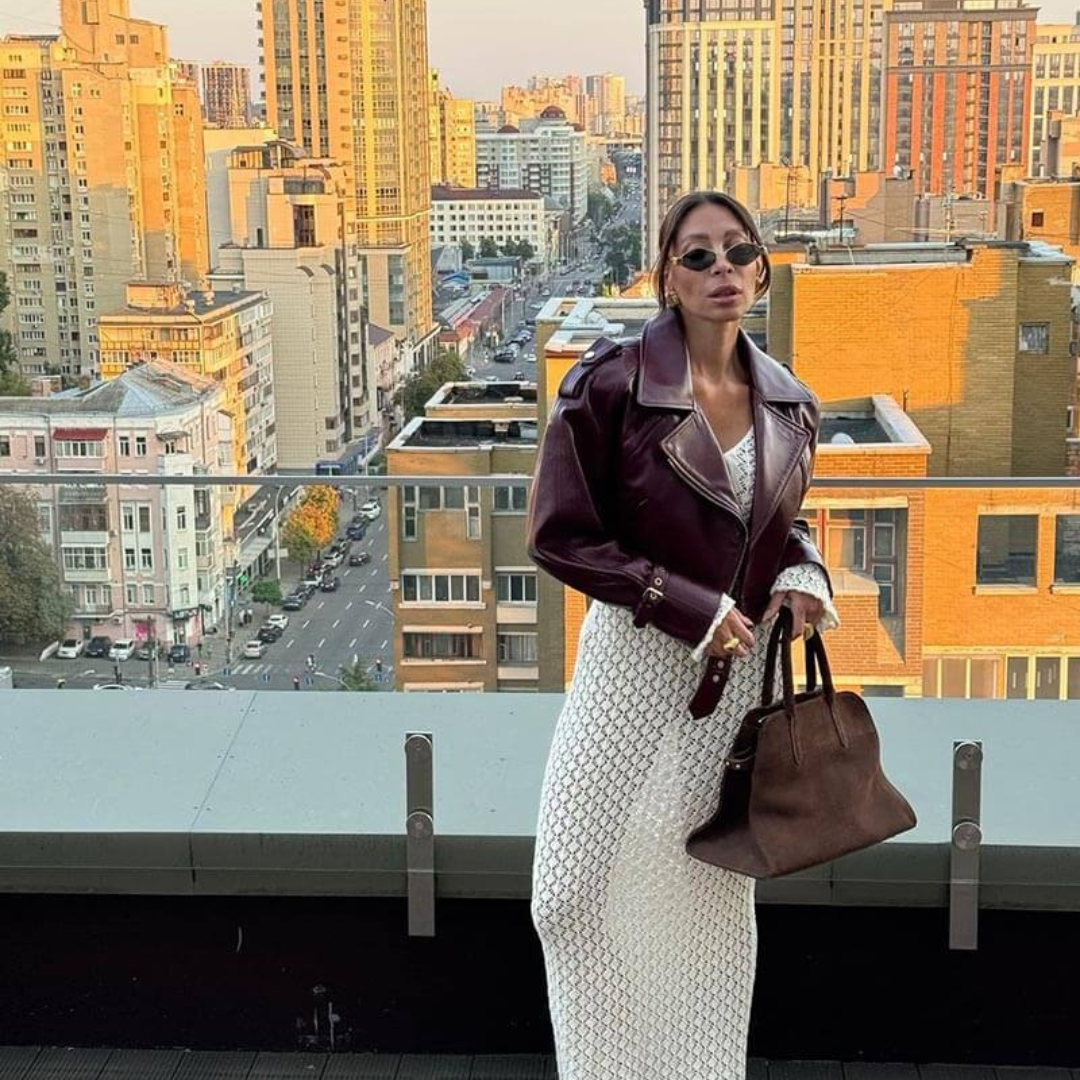 Mia Lederjacke | Stilvolle Damenjacke im Vintage-Stil für Winter