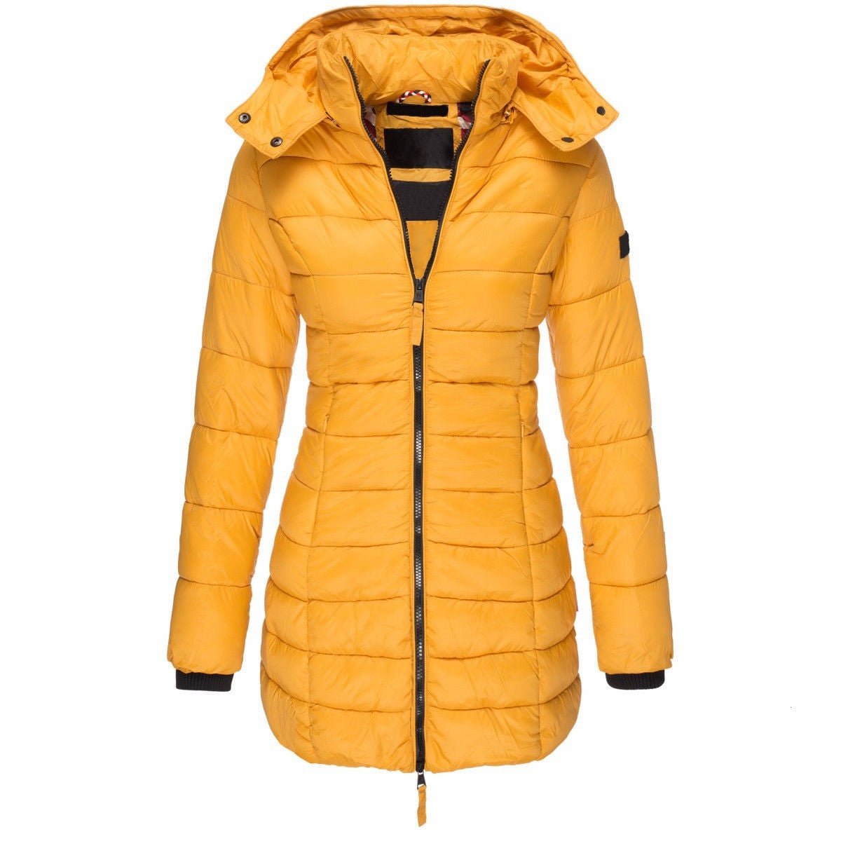 Lillymoda | Claire – Maßgeschneiderter, wattierter Wintermantel mit Kapuze