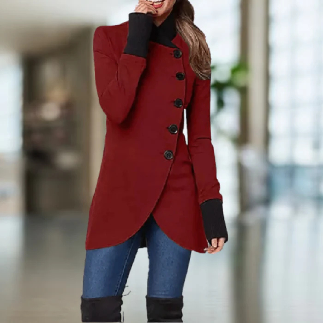 Yasmine Kragenjacke | Stehkragen-Jacke für Damen