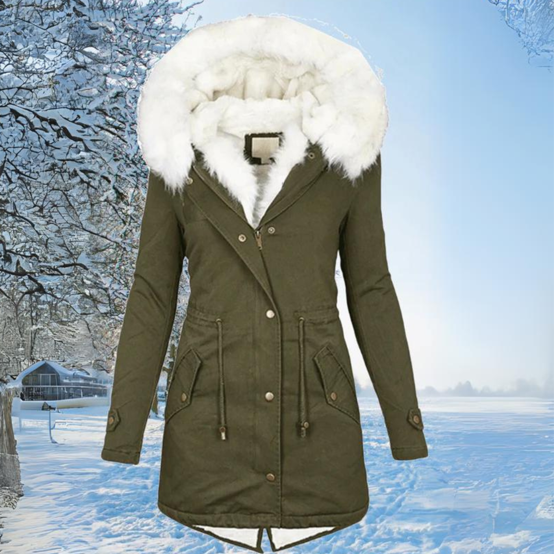 Birgite Jacke | Langer und warm gefütterter Wintermantel