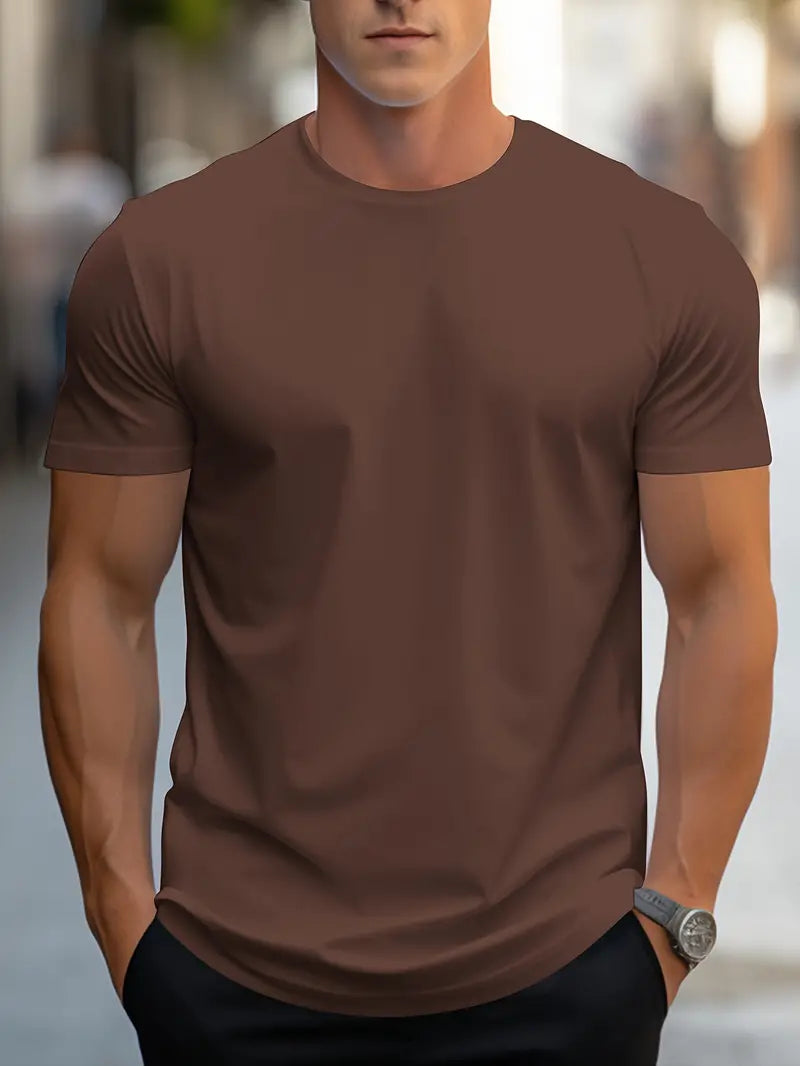 Sammy - Lässiges Rundhals-T-Shirt Für Herren