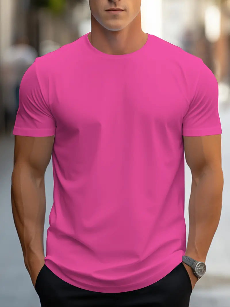 Sammy - Lässiges Rundhals-T-Shirt Für Herren